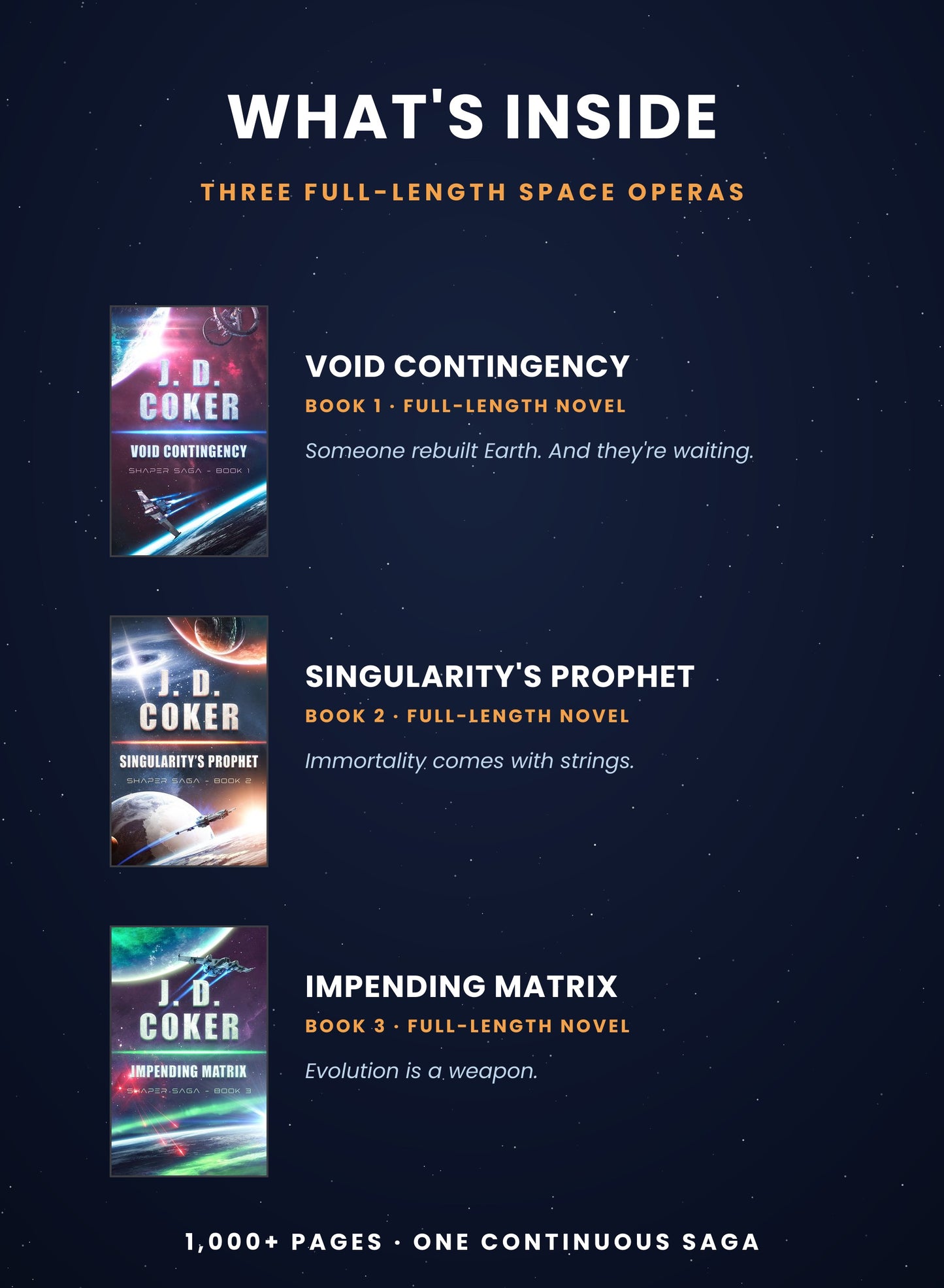 The Shaper Saga: Books 1–3 (Ebook Bundle)
